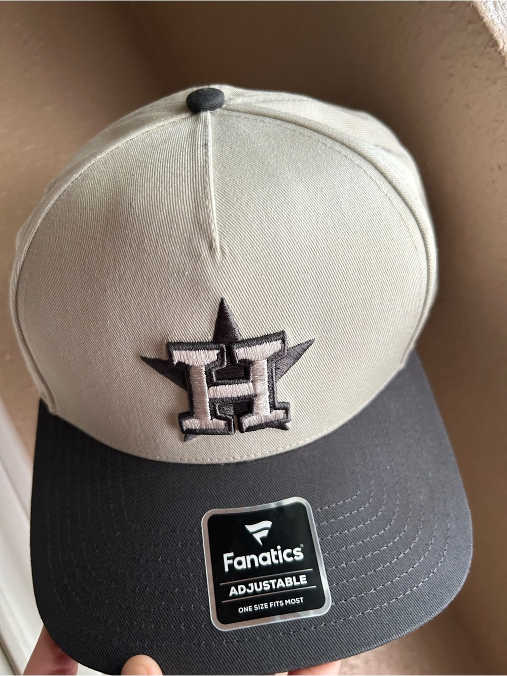 Fanatics Two-Tone Gray and Black Houston Astros Hat